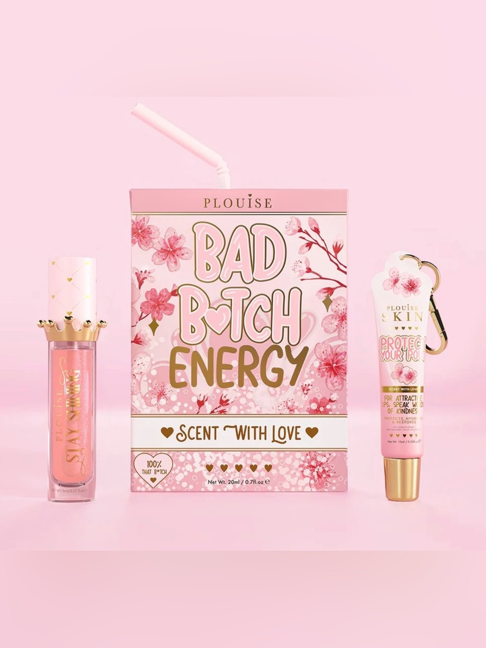 P. Louise BAD B🩷TCH Energy Glitter Lip Duo
